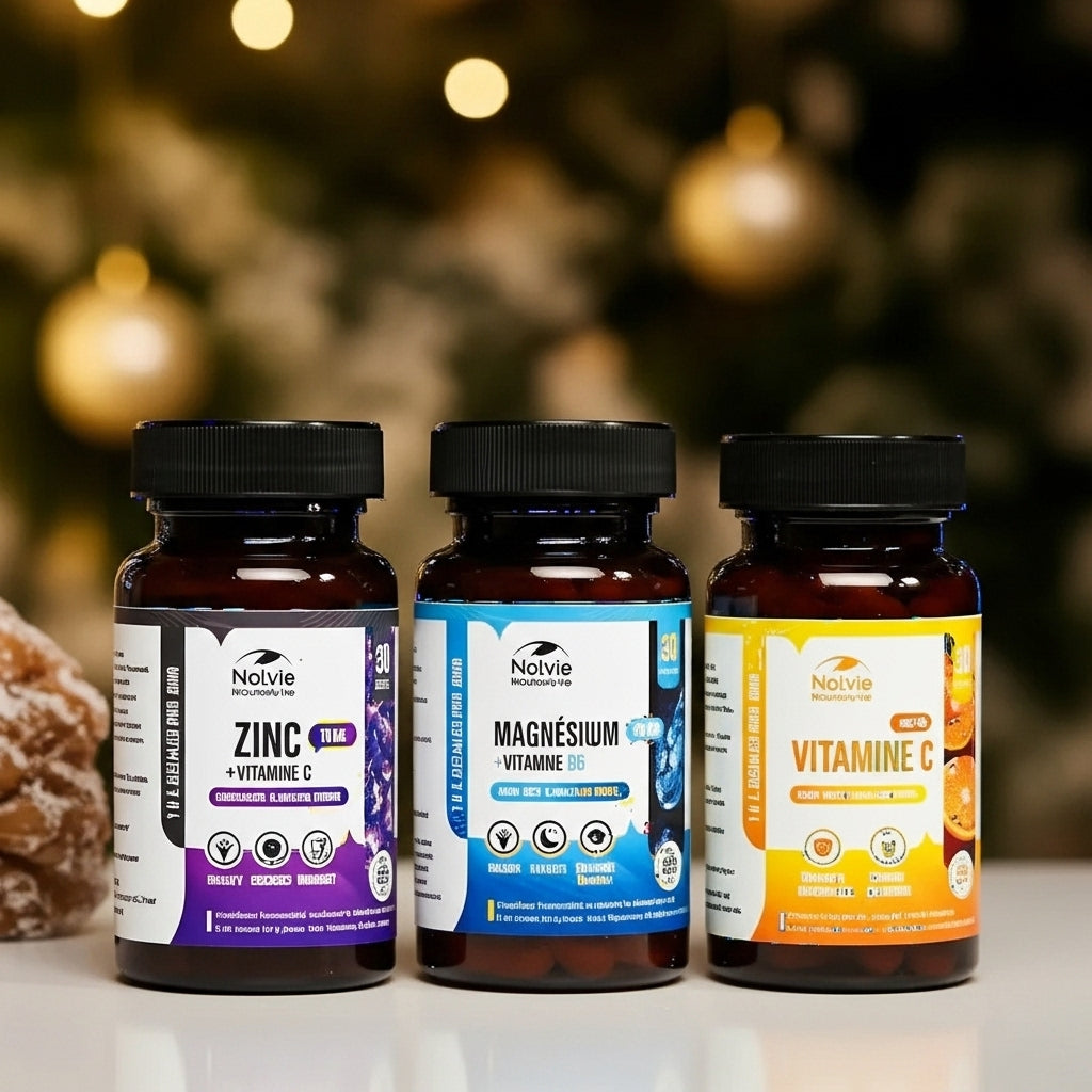 Pack 5 : Zinc + Magnésium + Vitamine C