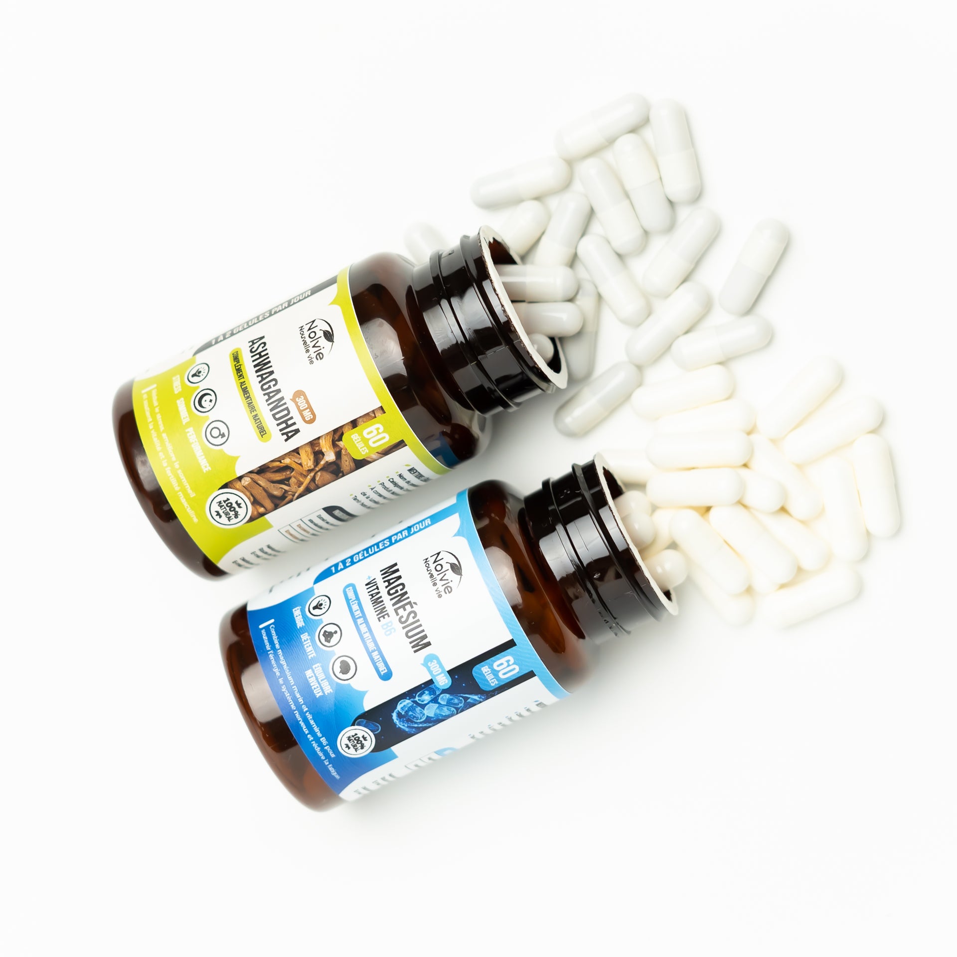 Pack 2: Ashwagandha + Magnésium