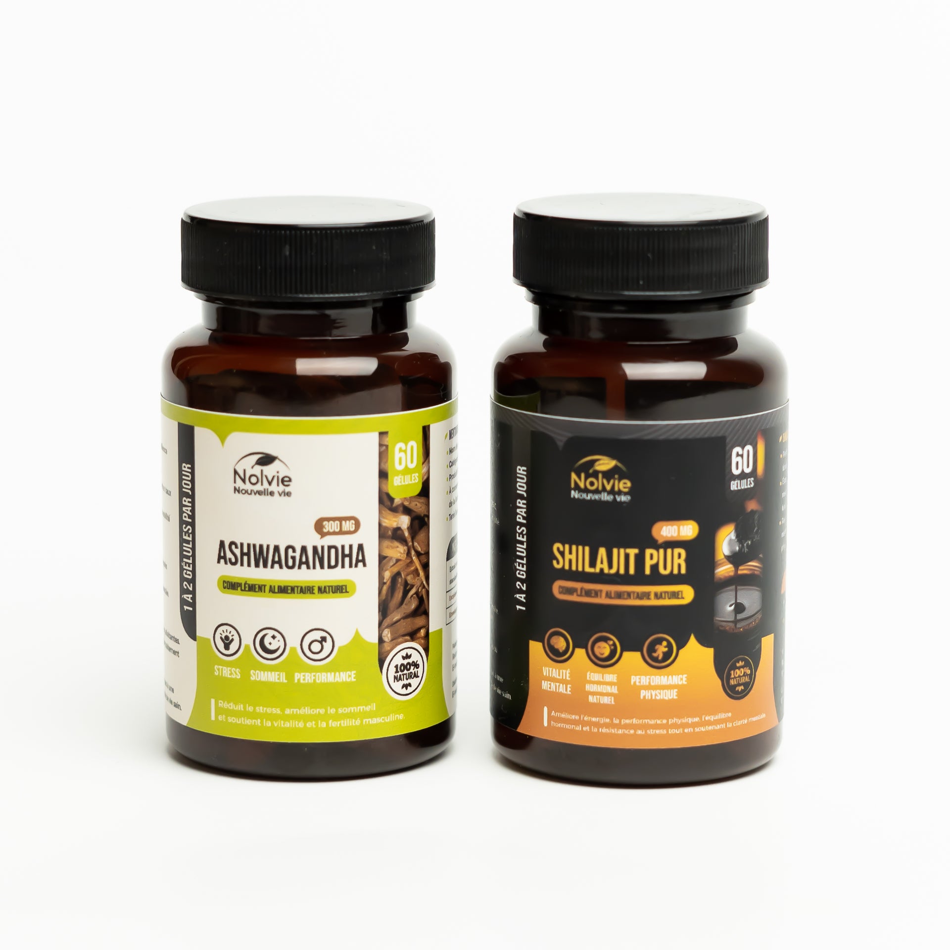 Pack 4 : ShilajitPur + Ashwagandha